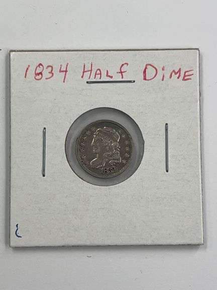 1834 Capped Bust Half Dime