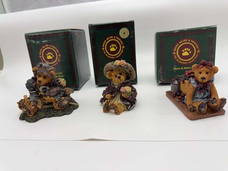 3 Boyds Bears From the Bearstone Collection
