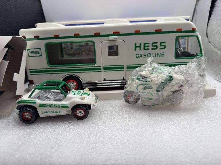 Hess Vintage 1998 Recreation Van With Motorcycle & Dune Buggy