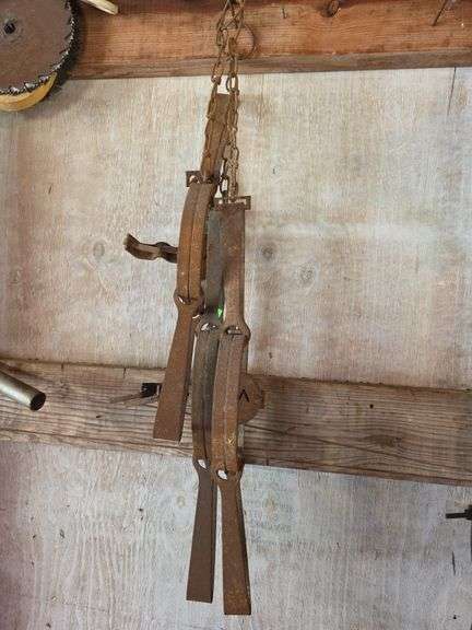 3 large steel traps