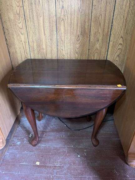 Wooden Drop Leaf Side Table