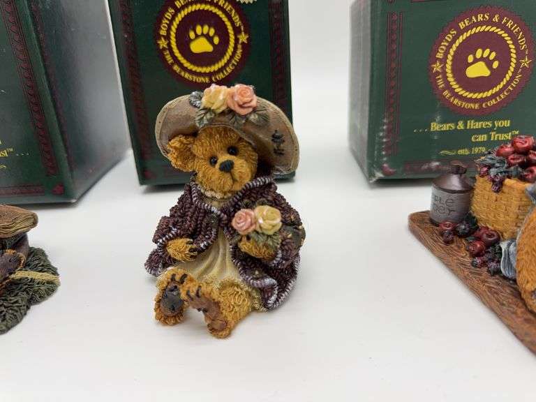 3 Boyds Bears From the Bearstone Collection