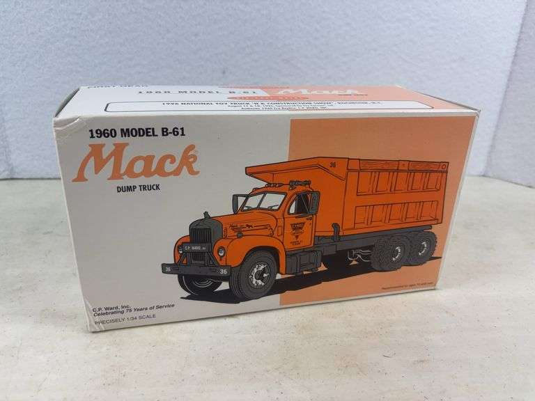 1960 Model B-61 Mack Dump Truck , 1/34 Scale
