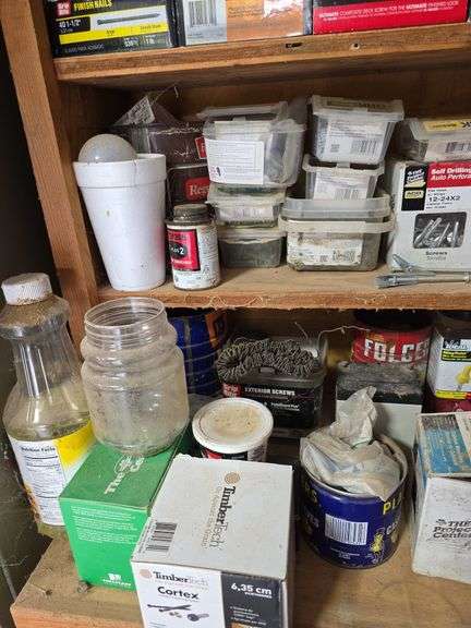 Nails, wire nuts, screws