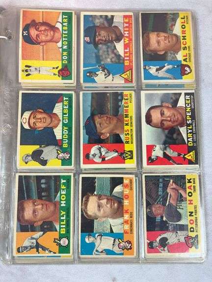 1960 Topps 100+ Card Mid Grade Starter Set