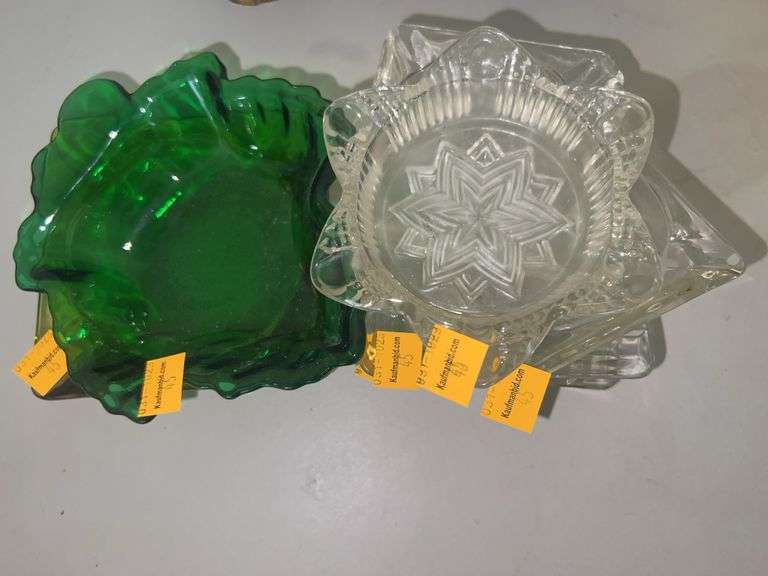 Assorted Glass Ashtrays