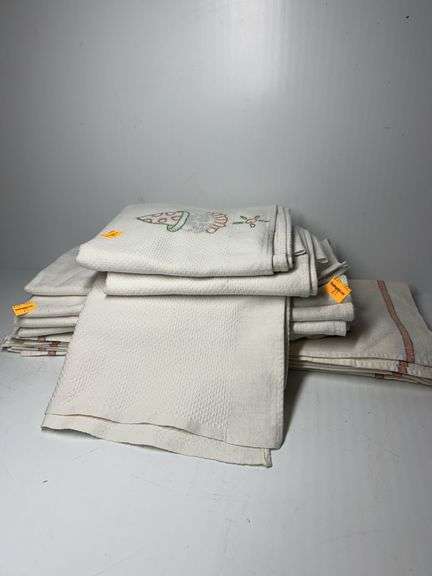 Assorted Vintage Dish Towels