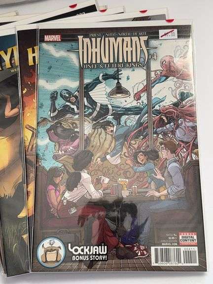 (16) Marvel Comics (Includes Inhumans, Hyperion, The Last Defenders, and Magento)