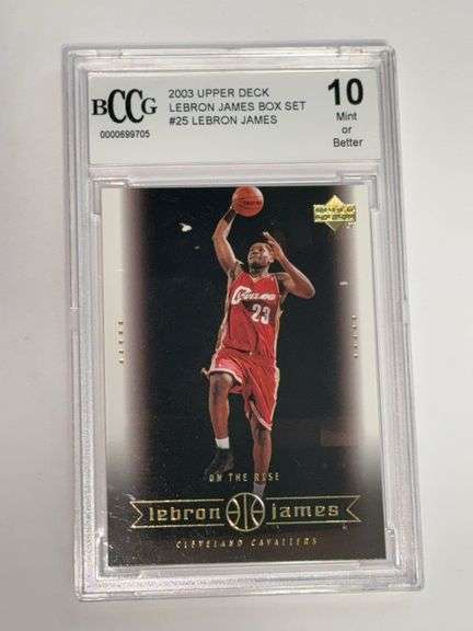 2003 Upper Deck LeBron James Box Set RC (BCCG 10)