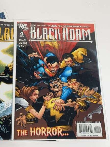 (5) 2007-08 Black Adam Comics (#’s 2-6)