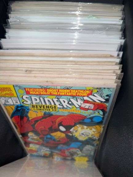 Large Assortment of Marvel Wolverine, Ghost Rider, and Spiderman Comics