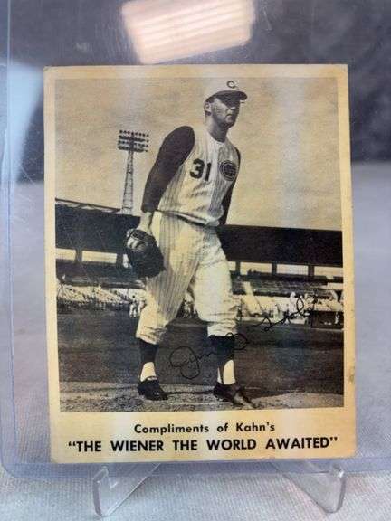 1963 Kahns BB Jim O'Toole - Jerry Lynch