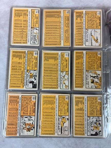1963 Topps BB 45 Card Lot - Nice - EX- to EXMT