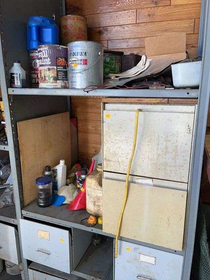 Misc Lot. Shelf and Contents