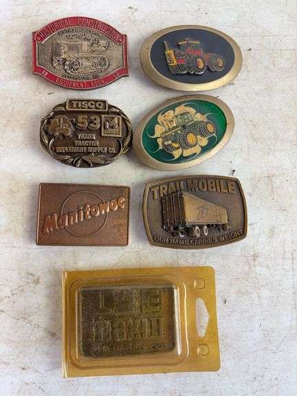 (7) miscellaneous belt buckles - see photos