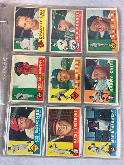 1960 Topps 100+ Card Mid Grade Starter Set