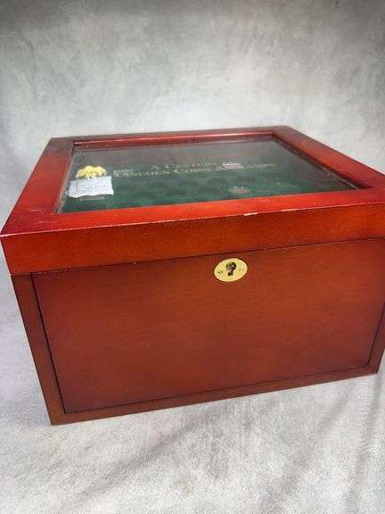 A Century of Lincoln Coins & Stamps Collection with Case