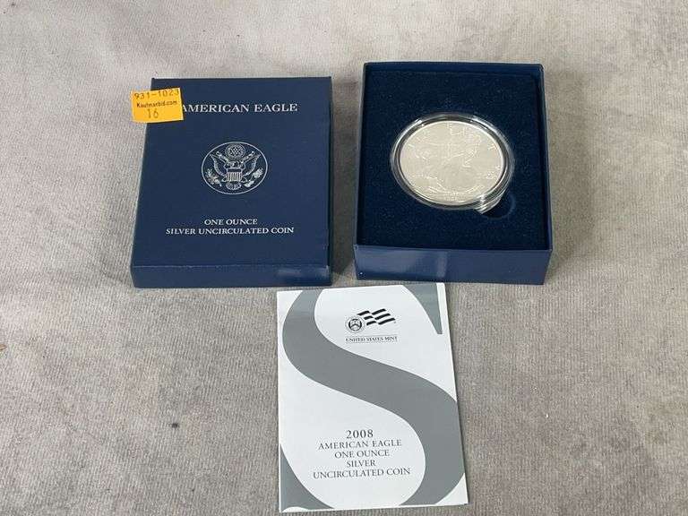 2008 Uncirculated American Silver Eagle
