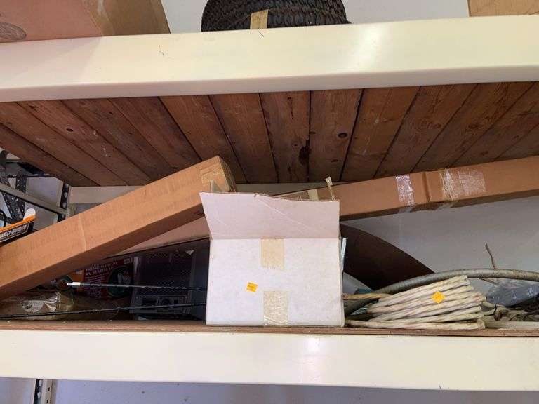 Misc Items. Contents of Shelf