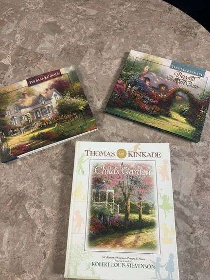 3 Vintage Thomas Kinkade Hardcover Books