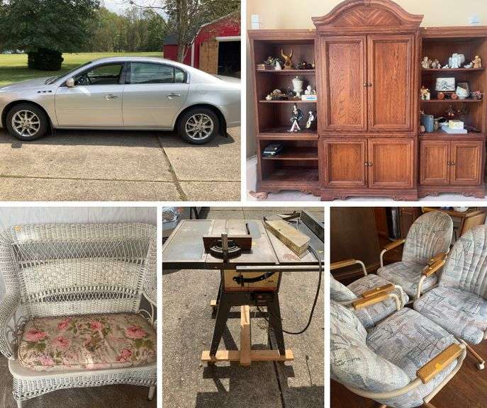 2007 Buick Lucerne, Tools, Furniture, Appliances, Collectibles (WV)