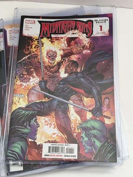 Marvel Blade, Spirit of Vengeance, Moonknight, and Midnight Sons Comics (15 Comics Total)