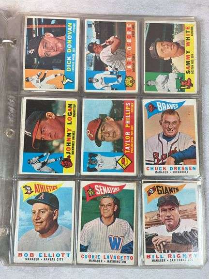 1960 Topps 100+ Card Mid Grade Starter Set