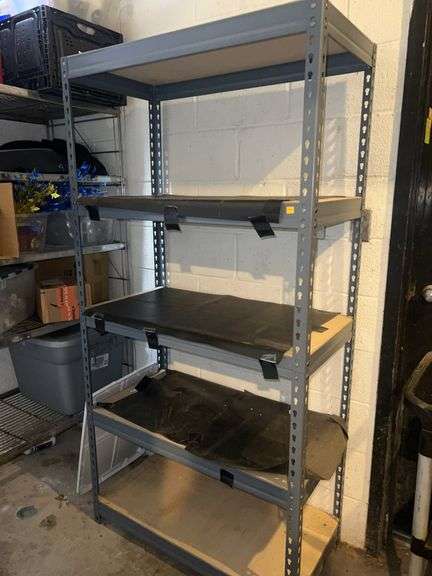 Metal Shelving Unit (5 Shelves)