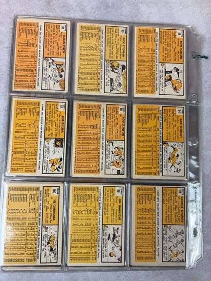 1963 Topps BB 45 Card Lot - Nice - EX- to EXMT