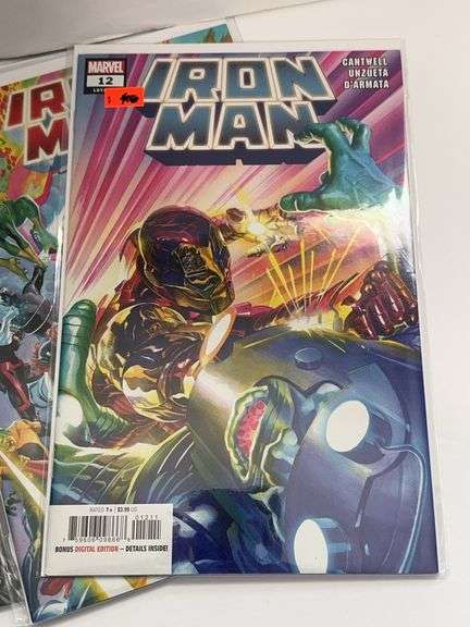 (6) Marvel Iron Man Comics (#’s 10, 12, 13, 15, 20, and 21)