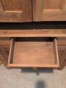 Wooden corner cabinet - contents not included