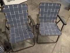 (4) matching outdoor folding chairs