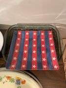 Miscellaneous serving trays and other plates