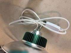 Rubbermaid step stool and LED grow light