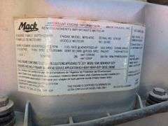 2012 Mack CHU613 Showing 25,006 mi, 12,910 hrs- runs