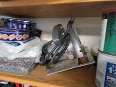 Wire, saw, light, flags