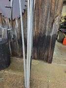 7 pcs 8ft long 1" wall tubing & misc strips