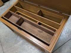 Wooden storage chest