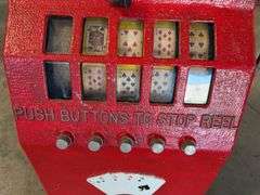 Vintage "Your Deal" poker slot machine - unknown if works