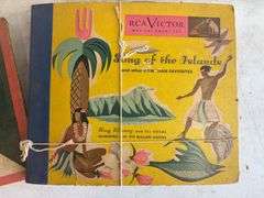 (2) boxes of Victrola records - see photos