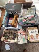 Lot of games & movies including card shuffler, playing cards, LCR & others