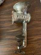 (3) antique meat grinders