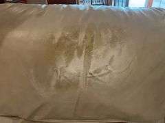 Matching couch and loveseat - loveseat worn - see photos