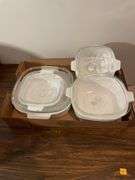 Set of (4) Corning Ware baking dishes