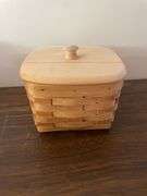 (1) Longaberger, (2) Royce Craft, and miscellaneous small baskets