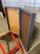 Foldaway workshop bench with case