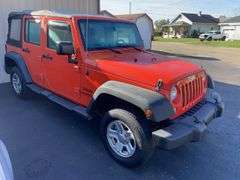 2015 Orange 4D Jeep Wrangler