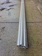 7 pcs 8ft long 1" wall tubing & misc strips