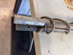 Yard markers, decorative shovel, branch trimmer, and antique piece