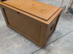 Wooden storage chest